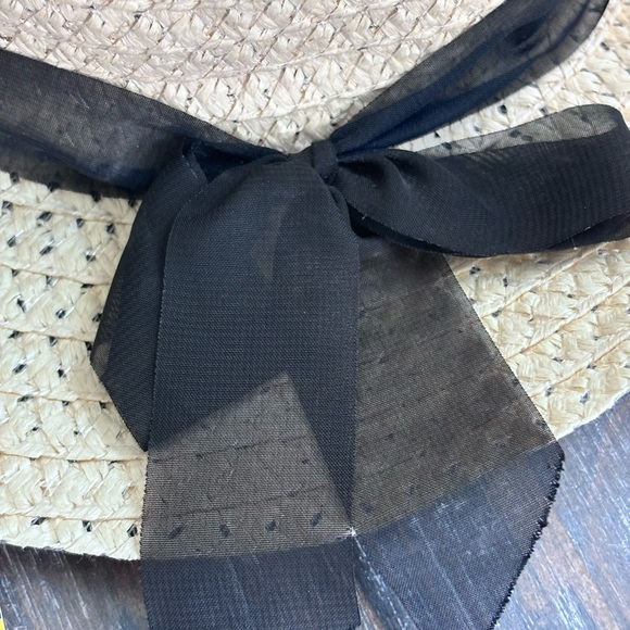 Chic Tan and Black Wide Brim Hat - Picture 4 of 8
